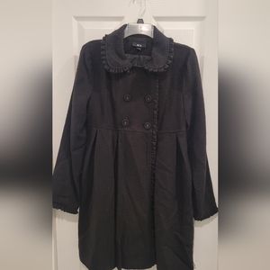 Black light dress coat, L